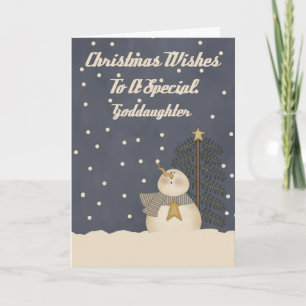 Kerstwensen voor een bijzondere peetdochter feestdagen kaart