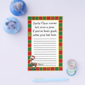 Kerstwensenlijst van Kerstman voor kinderen Flyer (Enkel)