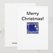 kerstWenskaart Bedankkaart (Voorkant / Achterkant)