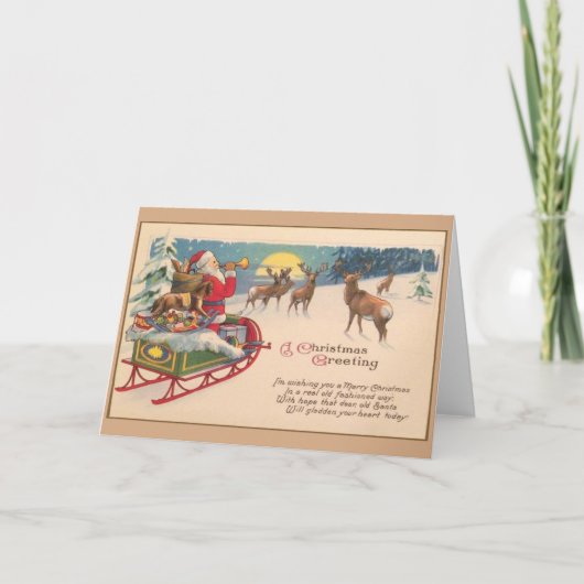 kerstWenskaart Feestdagen Kaart (Voorkant)