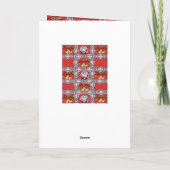 kerstWenskaart Feestdagen Kaart (Achterkant)