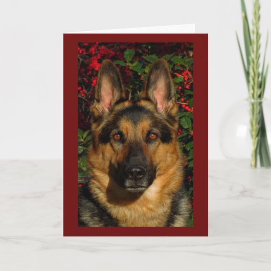 Kerstwenskaart Feestdagen Kaart (Voorkant)