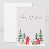 kerstWenskaart Feestdagenkaart (Voorkant / Achterkant)