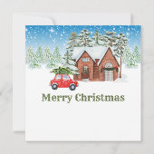 kerstWenskaart Notitiekaartje (Achterkant)