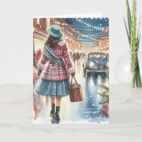 kerstWenskaart Retro