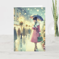  kerstWenskaart Retro