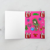 Kerstwenskaart voor iedereen kinder feestdagen kaart (Binnen)