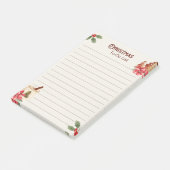 Kerstwenslijst Post-it® Notes (Schuin)