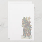  kerstwerk briefpapier (Voorkant / Achterkant)