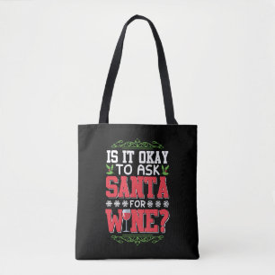 kerstwijn rode wijn draagtas