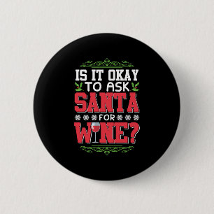 kerstwijn rode wijn ronde button 5,7 cm