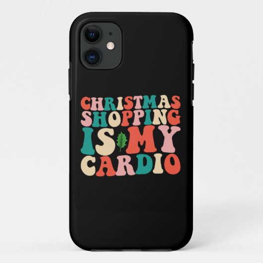 Kerstwinkelen Is Mijn Cardio Vakantie Case-Mate iPhone Case (Achterkant)