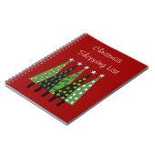 Kerstwinkellijstboek Notitieboek (Linkerzijde)