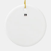 kerstwinkels keramisch ornament (Achterkant)