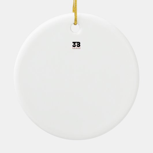 kerstwinkels keramisch ornament (Achterkant)