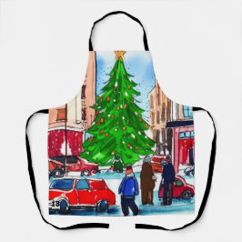 kerstwinkels schort