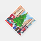 kerstwinkels servet (Hoek)