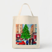 kerstwinkels tote bag (Voorkant)