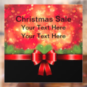 Kerstwinkelvenster Promotie Raamsticker (Vel 2)