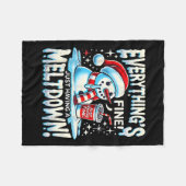 Kerstwinter Alles is prima, alleen het hebben van  Fleece Deken (Voorkant (Horizontaal))