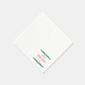 Kerstwinter Baby shower Servet (Hoek)