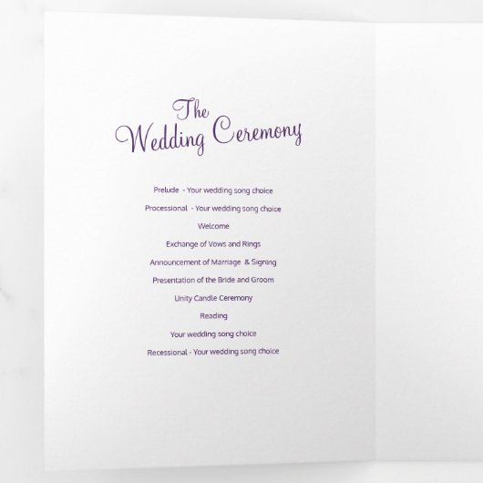 Kerstwinter bruiloft bomen en meer kunst drieluik programma (Binnenzijde eerst)