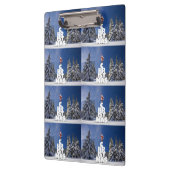 Kerstwinter landschap klembord (Links)