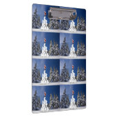 Kerstwinter landschap klembord (Rechts)