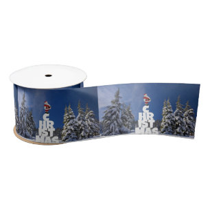 Kerstwinter landschap lint