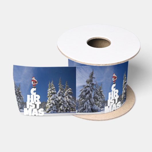 Kerstwinter landschap lint (Spoel)