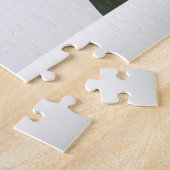 Kerstwinter Landschap Puzzel Legpuzzel (Zijkant)