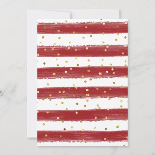 Kerstwinter Onederland Verjaardag uitnodiging (Achterkant)