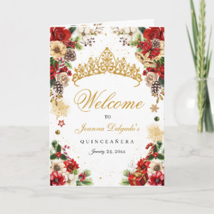 Kerstwinter Poinsettia Quinceanera Programma