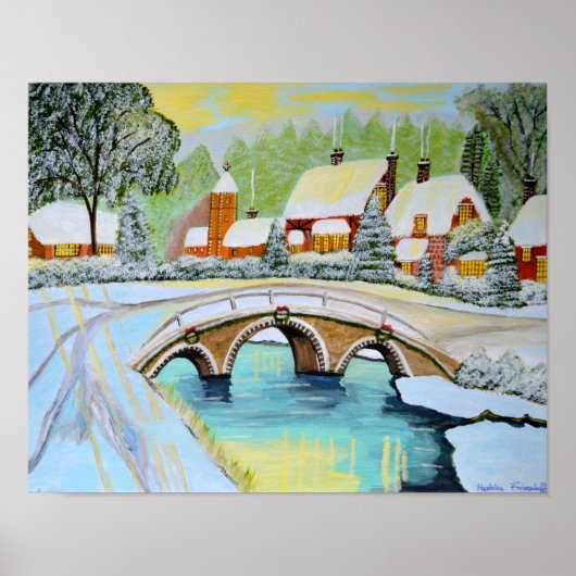 Kerstwinter Poster (Voorkant)