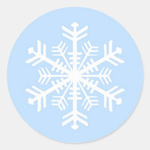 Kerstwinter Sneeuwvlok sticker
