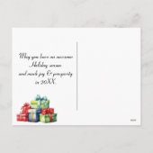 KerstwinterBarn Feestdagenkaart (Achterkant)