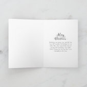 kerstwinterbomen Waterverf Feestdagen Kaart (Binnen)