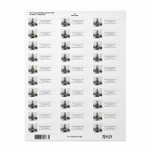 Kerstwinterboom Etiket (Full Sheet)