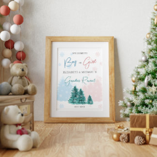 Kerstwinterfeest Poster