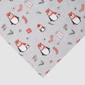 Kerstwinterfeestelijke pinguïn tissuepapier (Detail)