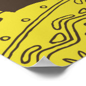 kerstwinterpatroon poster (Hoek)