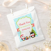 Kerstwinterpinguïns Bedankzakje (Geknipt)