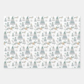 Kerstwinters Inpakpapier Vel (Voorkant)