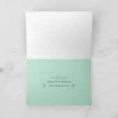 Kerstwinterscène Feestdagen Kaart (Binnen)