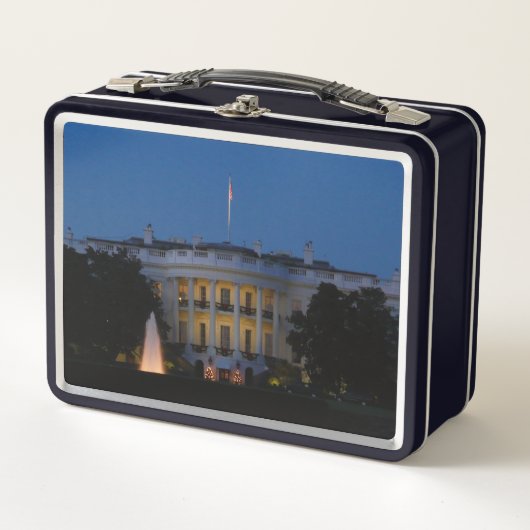 Kerstwit huis in Washington DC (Voorkant)