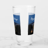 Kerstwit huis in Washington DC Glas (Links)