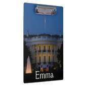 Kerstwit huis in Washington DC Klembord (Rechts)