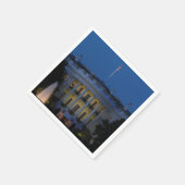 Kerstwit huis in Washington DC Servet (Hoek)