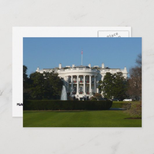 Kerstwit huis voor Feestdagen Washington DC (Voorkant / Achterkant)