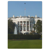 Kerstwit huis voor Feestdagen Washington DC Klembord (Achterkant)